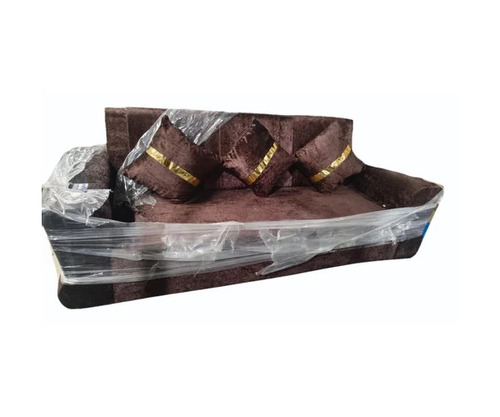 Brown Velvet 3 Seater Sofa