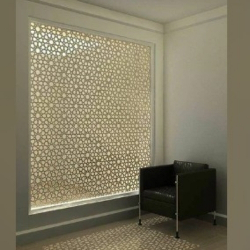 Laser cutting partition screens