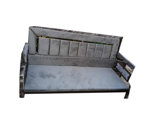Grey Velvet 3 Seater Sofa