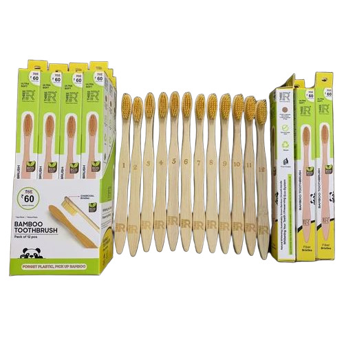 Plain Bamboo Toothbrush