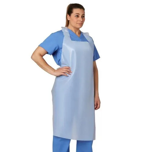 Polyethylene Apron - Color: White