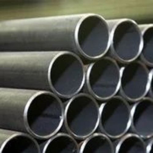 Silver Round Steel Pipe