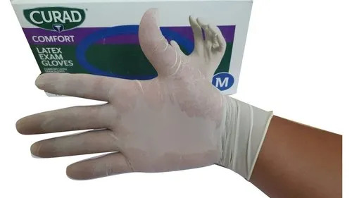 White Latex Gloves - Feature: Breathable