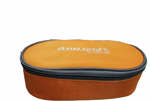 Yellow Polyester Insulated Lunch Bag