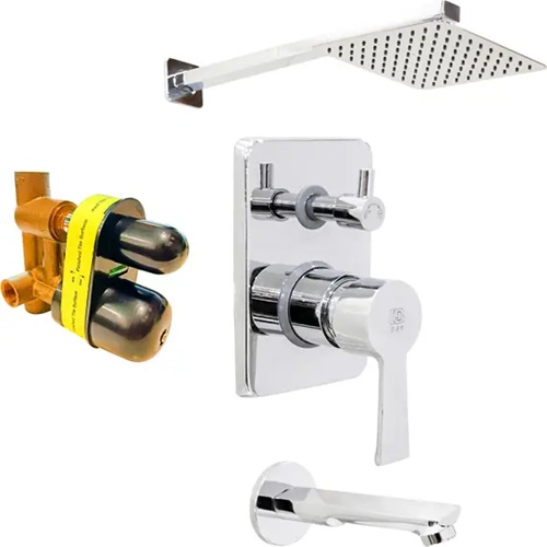 Piccolo 40 Mm Diverter Bathroom Shower Full Set
