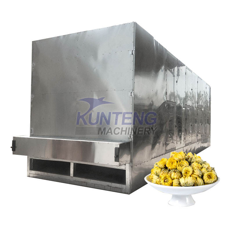 Stainless Steel Industrial Flowers Mesh Belt Drying Equipment Farm Products Dryer - Color: Customized