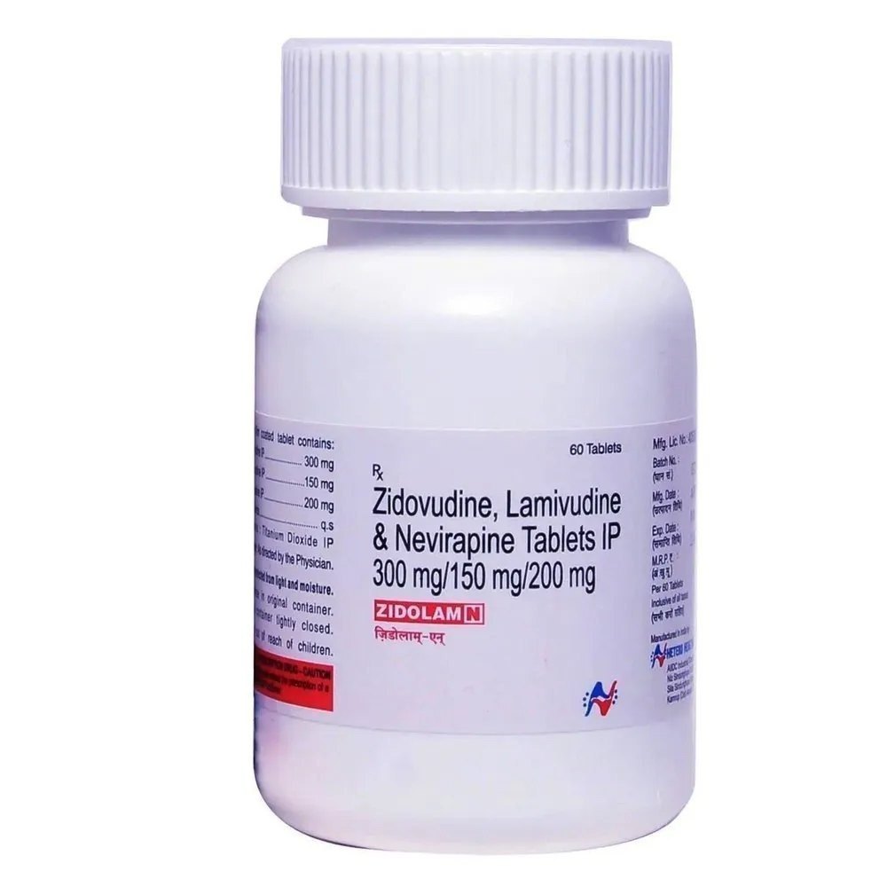 Zidovudine, Lamivudine & Nevirapine Tablets Ip 300mg/150mg/200mg - Drug Type: External Use Drugs