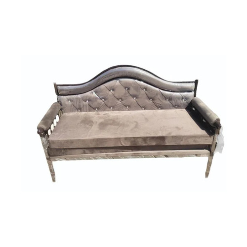 6x5 Feet Dark Grey Steel Sofa Cum Bed