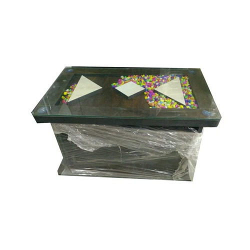 Brown Sheesham Wood Center Table