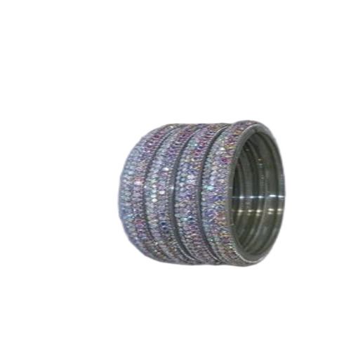 Fancy Glass Bangle Set