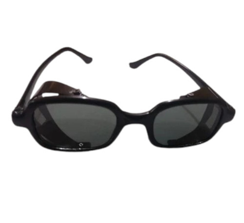 Sunny Black Safety Goggles with Side Jali