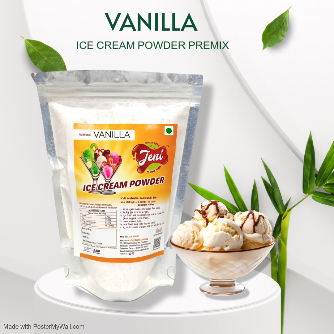 Vanilla Ice Cream Powder Flavours