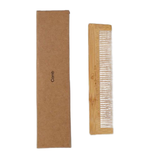 Wooden Plain Hair Comb