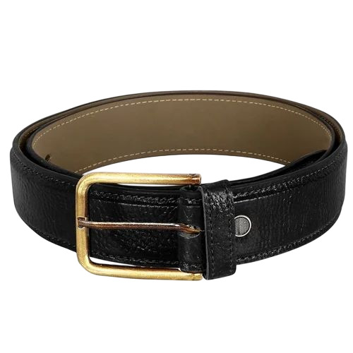 Black Pu Leather Mens Belts