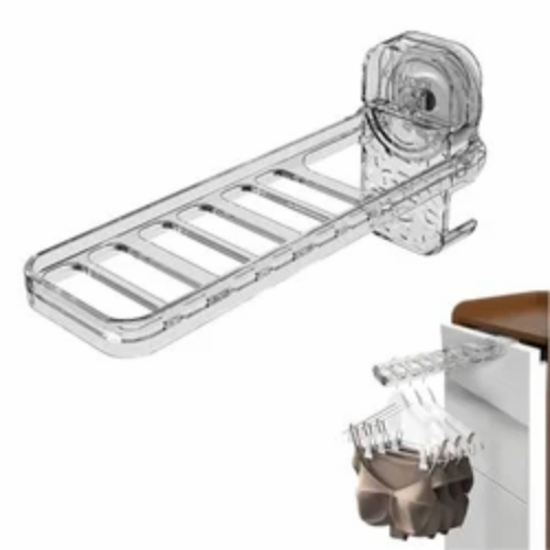 Foldable Cloth Drying Stand Wall Mounted Portable Cloth Hanger For Travel Hotel B0d66jmqqq