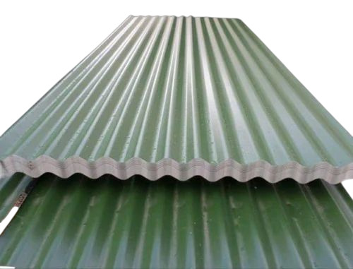 Green Colour Coated Roofing Sheet