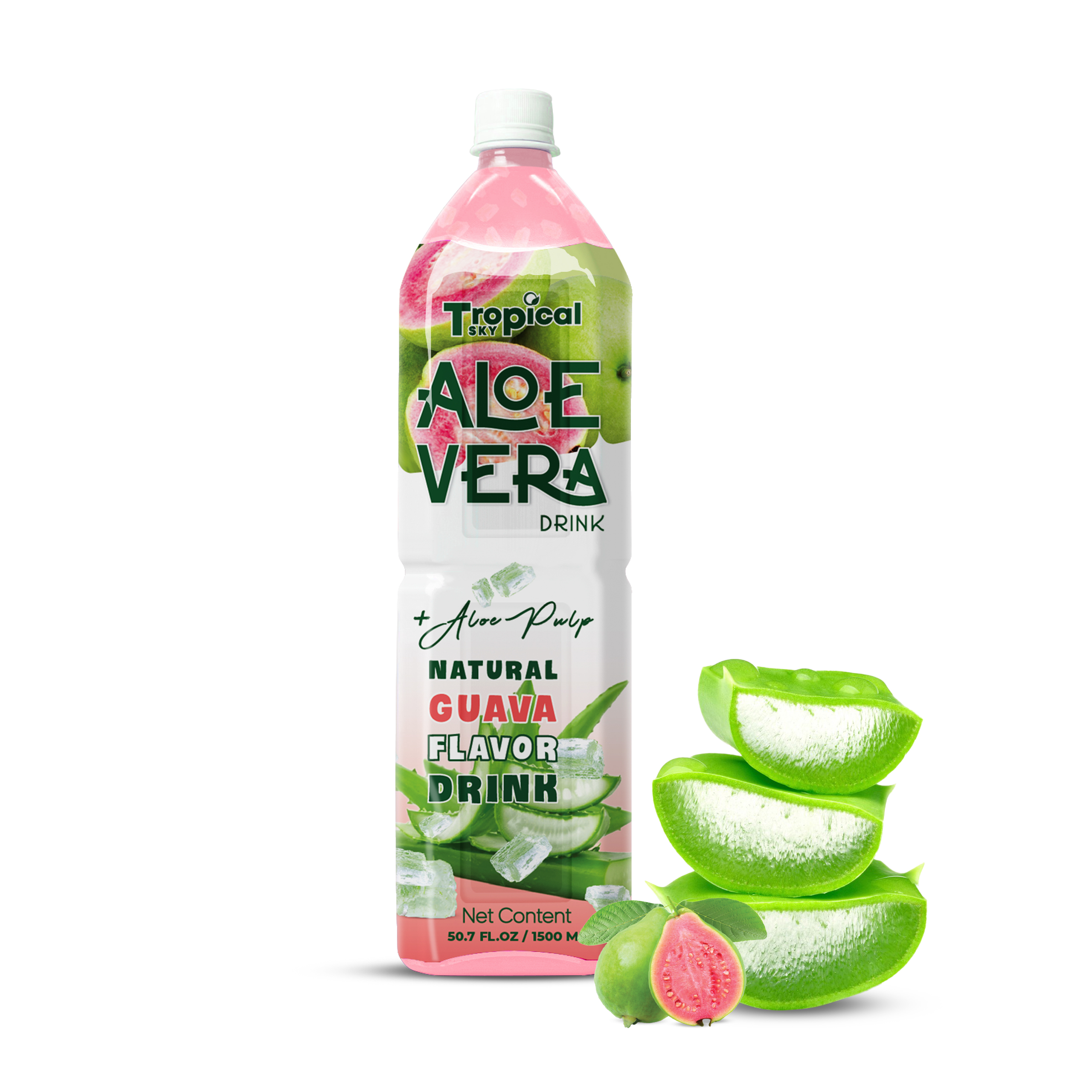 Tropical Sky 1.5L Bottle Aloe vera juice with pulp