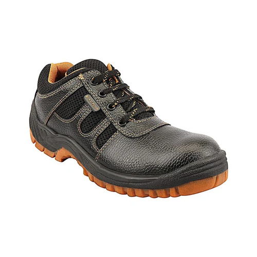 Black Alko Plus Leather Safety Shoes