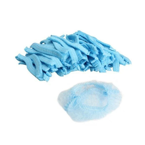 Blue Disposable Bouffant Cap