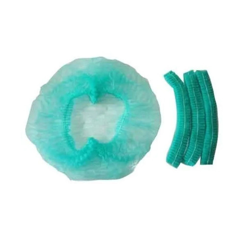 Green Disposable Bouffant Cap
