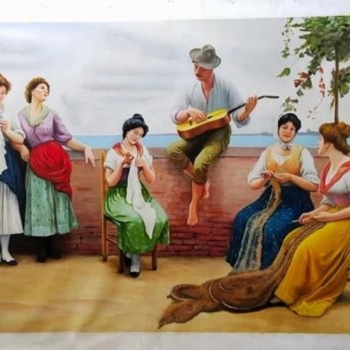 Handmade portrait Oil Canvas Painting