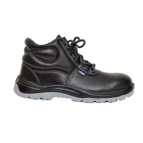 High Ankle Safety Shoes - Color: Black