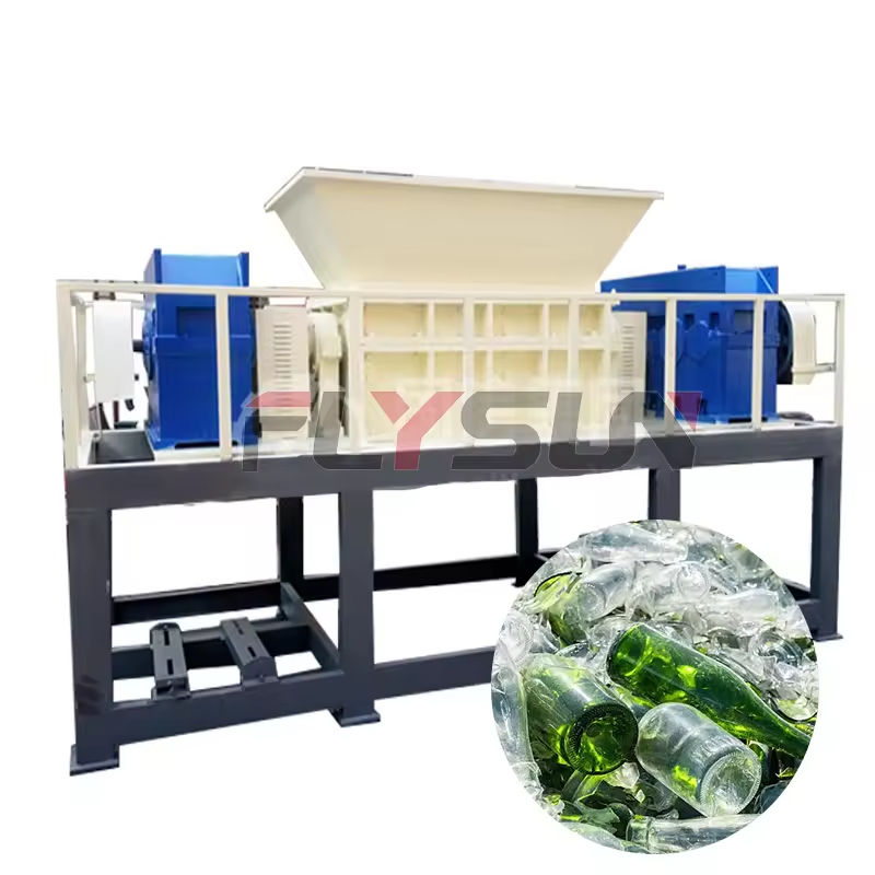 Municipal Urban Domestic Solid Waste Organic Shredder Crusher Industrial Wood Oil Palm Coconut Leaf Waste Treatment Machinery