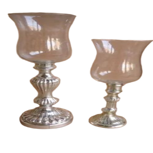 Plain Glass Candle Holder