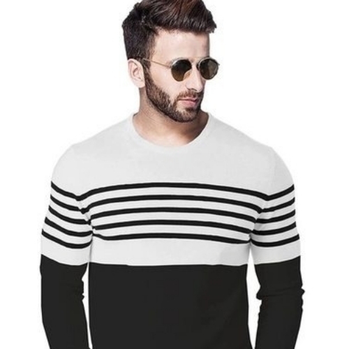 Round Neck Full Sleeve T Shirt