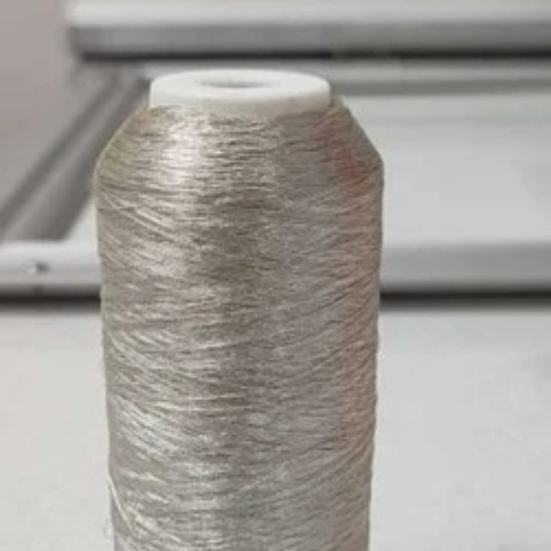 Silver Viscose Embroidery Thread 