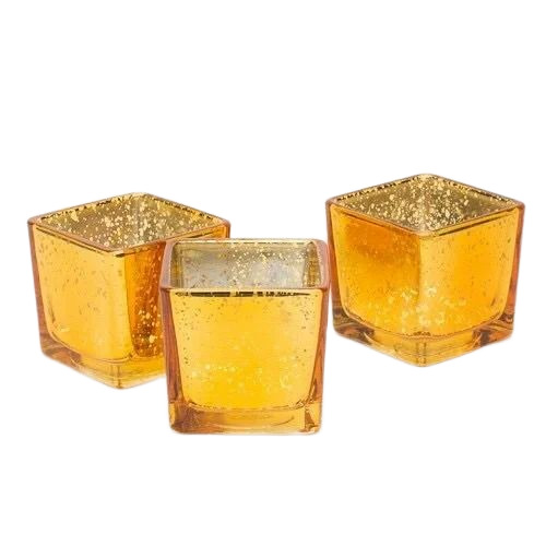 Square Decorative Glass Candle Holder