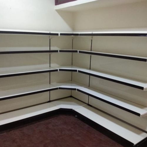 Stainless Steel Corner Display Rack