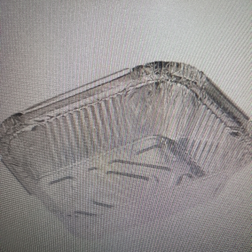Aluminium foil container 