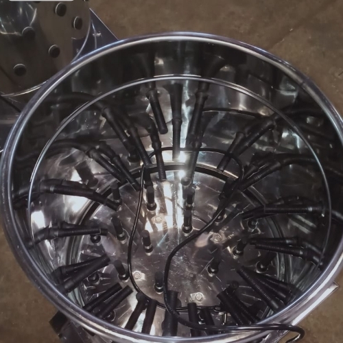 Chicken feather cleaning machine 