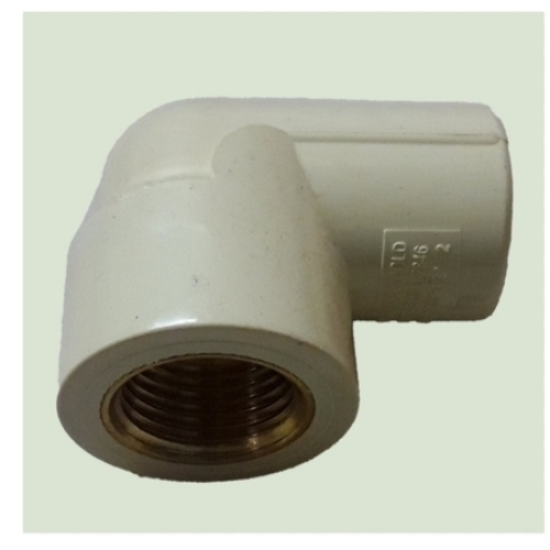 Cpvc Brass Pipe Fittings Elbow - Grey Welded Female Connection | Premium Quality Durable Light Weight Rust Proof