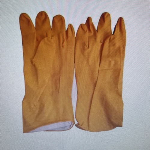 Hand Gloves - Rubber Yellow, Full Finger, Unisex | Cut Resistant, Heat Protection, Chemical Resistant, Grip Enhancement, Puncture Resistant, Breathable, Flexible Fit, Water Resistant, Impact Protection, Abrasion Resistant, Washable, Waterproof