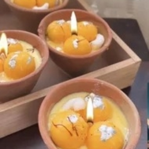 Rasmalai Candle