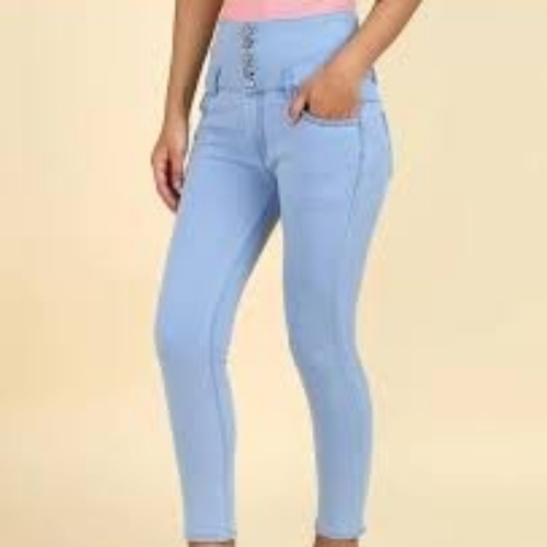 Sky blue jeans