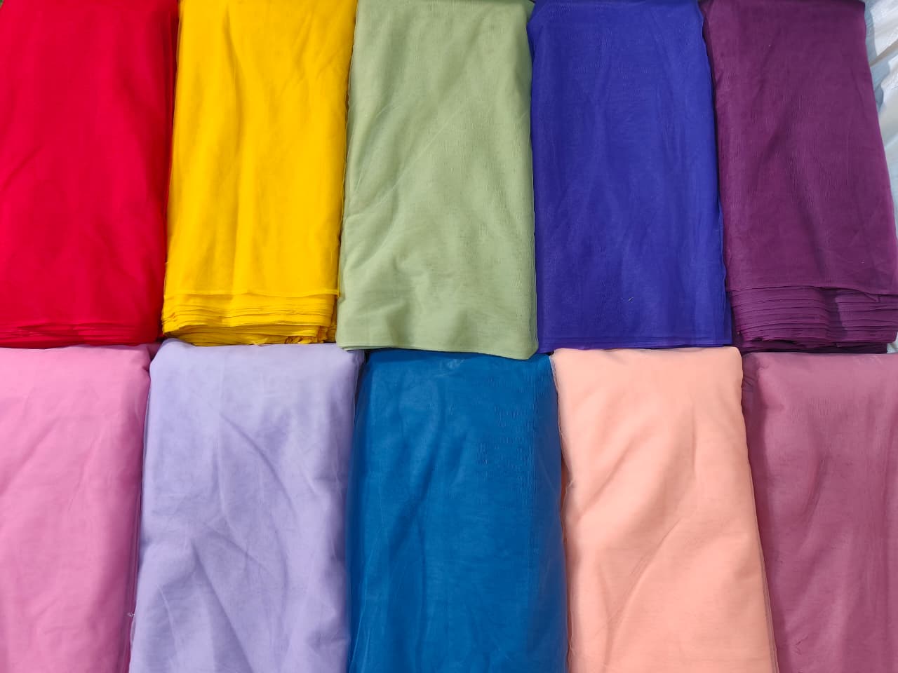 Soft Plain Net Fabric - Attributes: Washable
