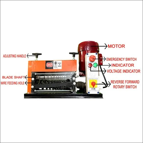 Wire Stripping Machine - Color: Blue