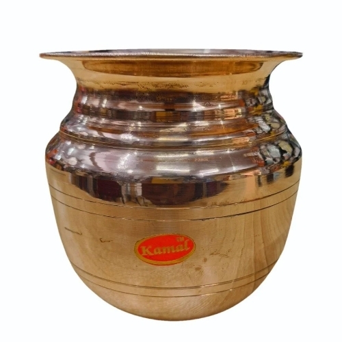 500Ml Copper Lota - Color: Golden