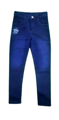 Boys Cobalt Blue Straight Fit Denim Jeans