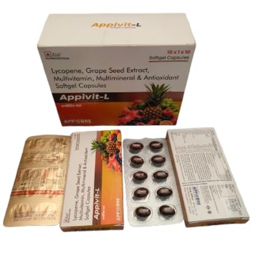 Lycopene Grape Seeds Extract Multivitamin Multimineral And Softgel Capsules