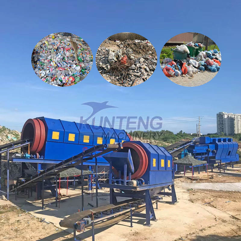 Urban Waste Sorting Machine Plastic Waste Separation System Municipal Solid Waste Recycling Plant - Automatic Grade: Automatic