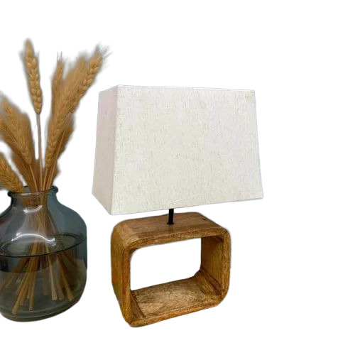 Wooden Brown Table Lamp