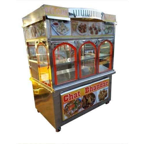2 Shelves Food Display Counter