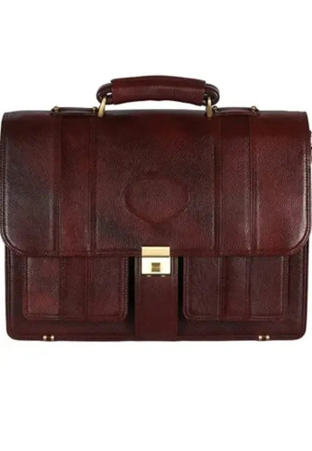 Leather Office Bags - Color: Brown