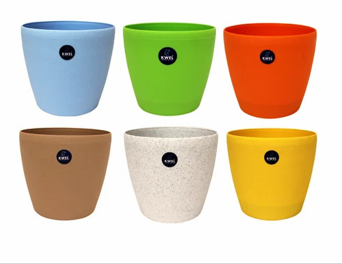 Multi Color Plastic Flower Pot