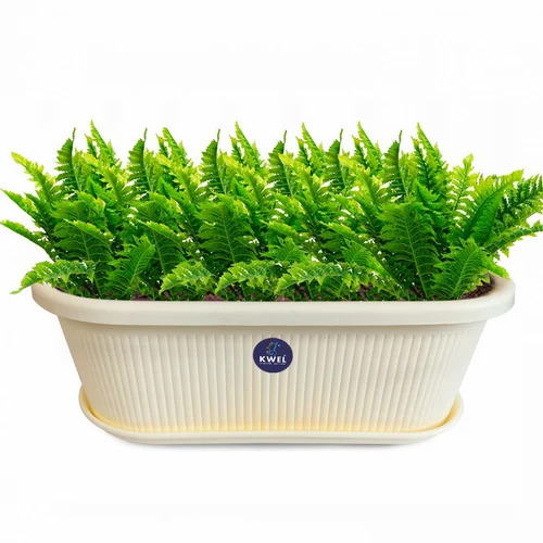 Oval Shape Plastic Flower Pot