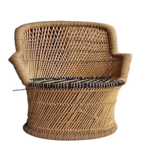 Plain Wooden Cane Chair